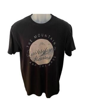QUIKSILVER “The Mountain and The Wave” Hawaii Tee Shirt Men M Medium